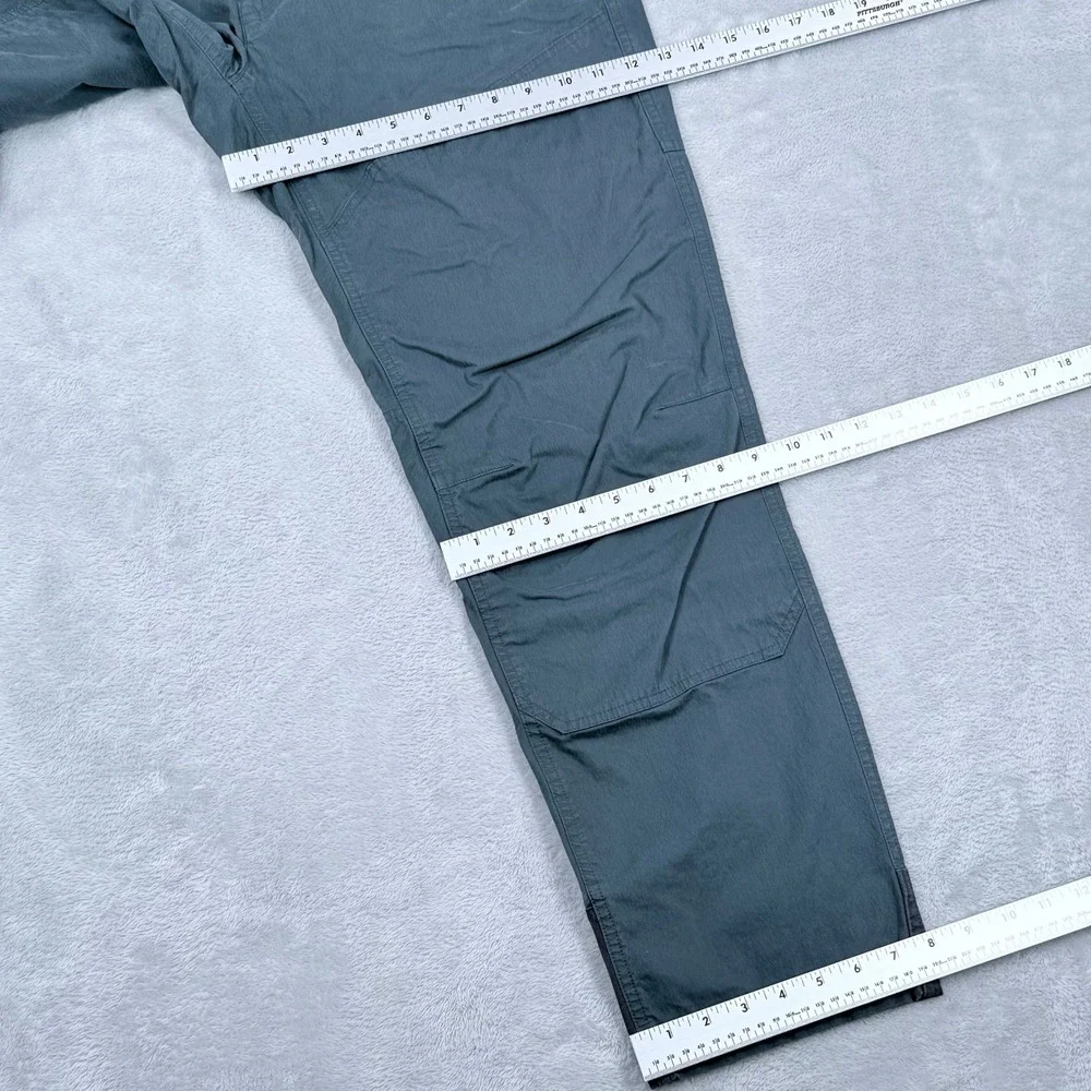 Eddie Bauer First Ascent Guide Day Off Pants Men 38x30 Slate Blue Hiking Stretch
